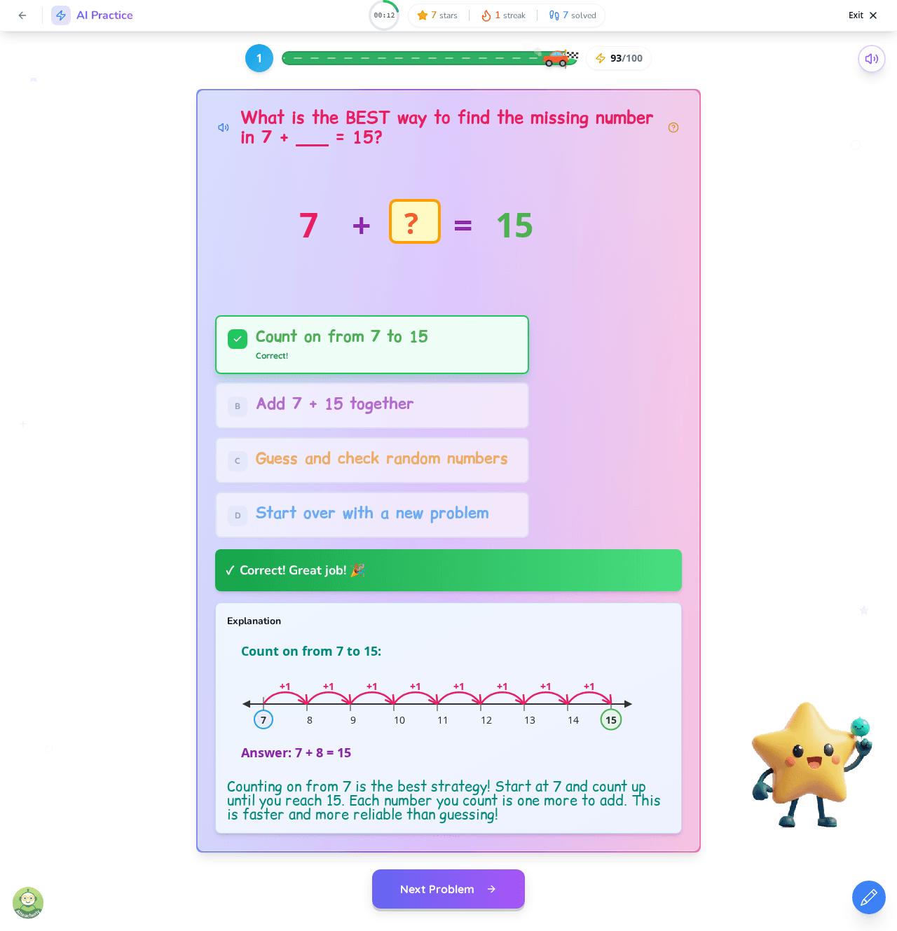 Missing Number Addition for 1st Graders: 2 Simple Strategies Every Parent Can Teach